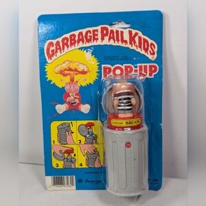 Vintage Garbage Pail Kids Fryin Brian Pop-Up Toy 1985